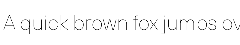 Preview of TT Hoves Pro Trial Hairline font