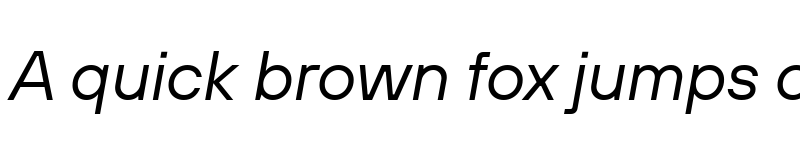 Preview of TT Hoves Pro Trial Italic font