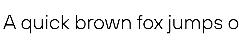 Preview of TT Hoves Pro Trial Light font