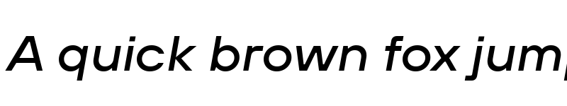 Preview of TT Hoves Pro Trl Expanded Medium Italic font