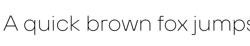 Preview of TT Hoves Pro Trl Expanded Thin font