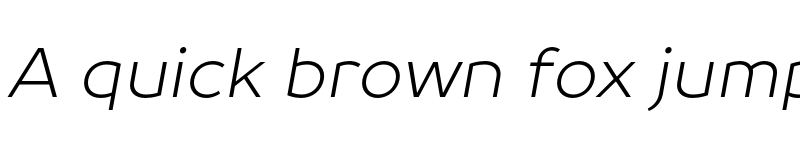 Preview of TT Prosto Sans Trial Light Italic font