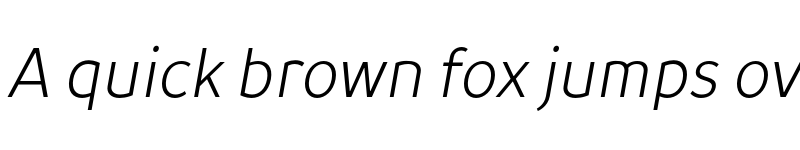 Preview of TT Prosto Sans Trl Cnd Light Italic font
