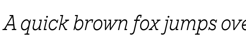 Preview of TT Rationalist Trl Light Italic font