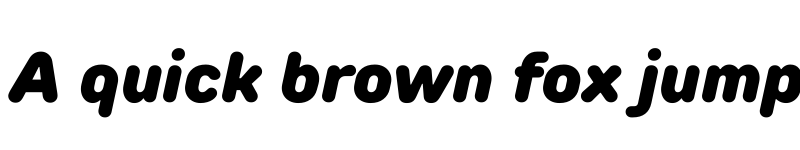 Preview of TT Rounds Neue Trial Black Italic font