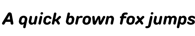 Preview of TT Rounds Neue Trial Bold Italic font