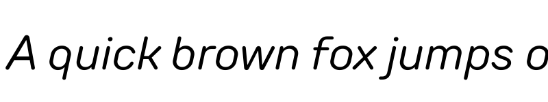 Preview of TT Rounds Neue Trial Italic font