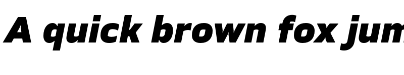 Preview of TT Severs Trial Black Italic font