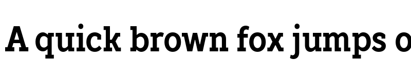 Preview of TT Slabs Trl Cnd Bold font