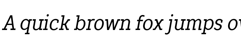 Preview of TT Slabs Trl Cnd Italic font