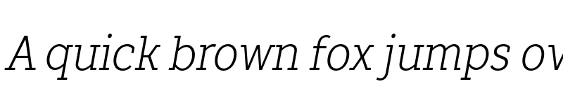 Preview of TT Slabs Trl Cnd Light Italic font