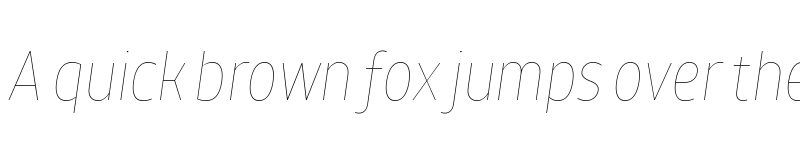 Preview of TT Teds Hairline Italic font