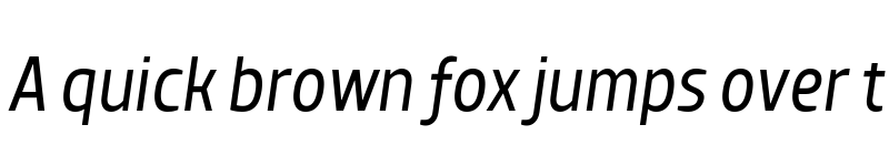 Preview of TT Teds Italic font