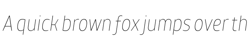 Preview of TT Teds Thin Italic font