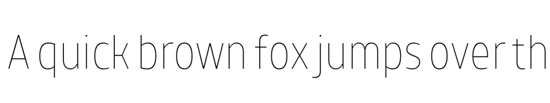 Preview of TT Teds Thin font