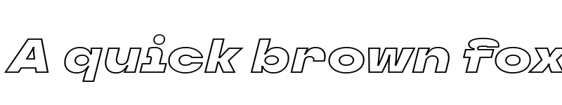 Preview of TT Travels Next Trl Blc Outline It font