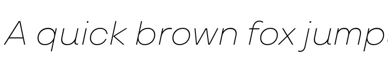 Preview of TT Travels Trl ExtraLight Italic font