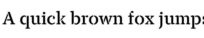 Preview of TT Tricks Stencil Trl Db font