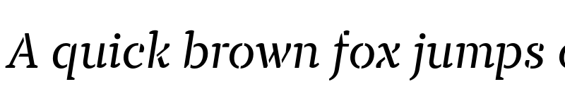 Preview of TT Tricks Stencil Trl It font