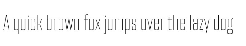 Preview of TT Tunnels Trial Thin font