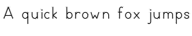 Preview of TTKB Dik Temel Abece Uni Regular font