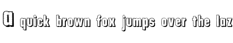 Preview of tungfont alpha 003 Regular font