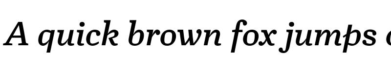 Preview of Turnip Italic font