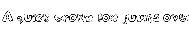 Preview of Tweaked Regular font