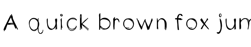 Preview of Twigs Medium font