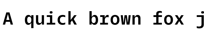 Preview of Twilio Sans Mono Semibold font