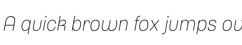 Preview of Typewalk 1915 Thin-Demo-Italic font