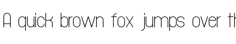 Preview of Typeward UltraLight Regular font