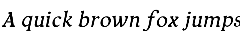 Preview of Typey McTypeface Italic font