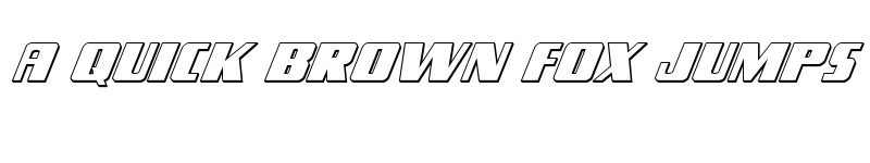 Preview of Typhoon 3D Italic Italic font