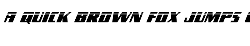 Preview of Typhoon Laser Italic Italic font