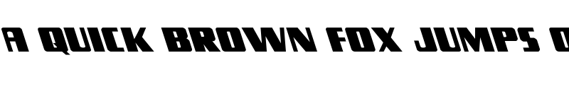 Preview of Typhoon Leftalic Italic font