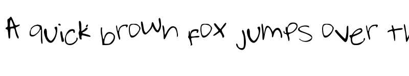 Preview of Typing Dazedd Medium font