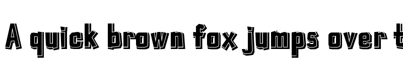 Preview of Typo Cut-Out Shadowed Demo Regular font
