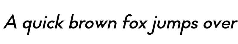 Preview of Typo Formal Demo Italic font