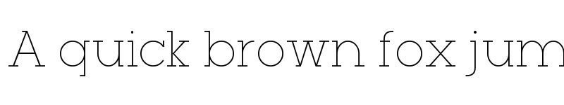 Preview of Typo GeoSlab Thin Demo Regular font