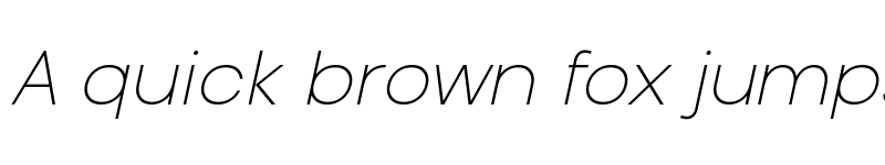 Preview of Typo Gotika Light Demo Italic font