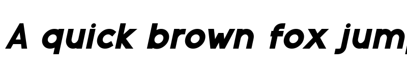 Preview of Typo Grotesk Black Italic font