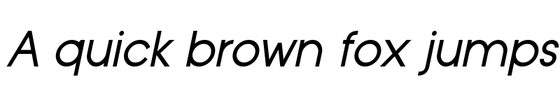 Preview of Typo Grotesk Italic font