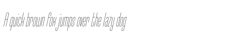 Preview of Typo-Longest Thin Demo Italic font