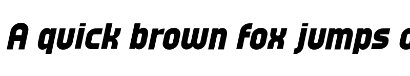 Preview of Typo Oval Black Demo Italic font