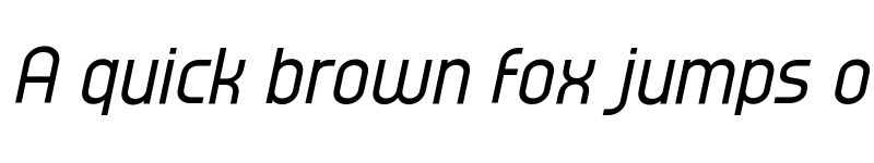 Preview of Typo Oval Demo Italic font