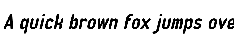 Preview of Typo Quik Demo Bold Italic font