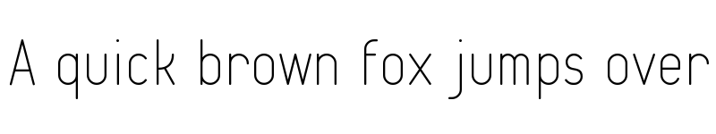Preview of Typo Quik Thin Demo Regular font