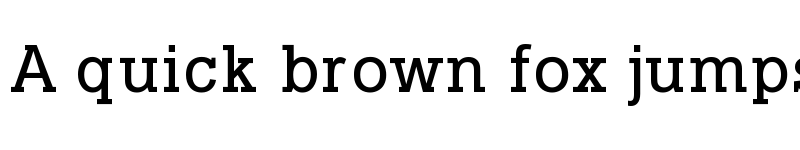 Preview of Typo Slab Regular font