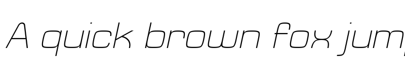 Preview of Typo Square Light Italic Demo Regular font